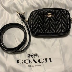 New with tag Coach quilted belt bag